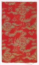 Book Cover, 1680 - 1720. China, late 17th - early 18th century. Silk; overall: 21.6 x 12.7 cm (8