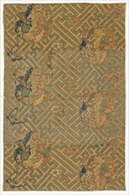Fragment, 1800s. China, 19th century. Silk; overall: 35.6 x 24.2 cm (14 x 9 1/2 in.)