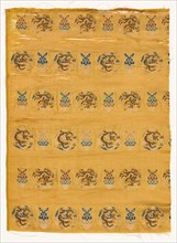Fragment, 1700 - 1720. China, early 18th century. Silk; overall: 48.3 x 35.2 cm (19 x 13 7/8 in.)