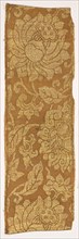 Textile Fragment, 1800s. Japan, 19th century. Silk, metallic thread; average: 35.6 x 10.2 cm (14 x