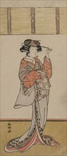 Iwai Hanshiro IV as Oiso no Tora, c. mid-1770s. Katsukawa Shunko (Japanese, 1743-1812). Color