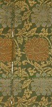 Textile Fragment, 1800s. Japan, 19th century. Silk, metallic thread; overall: 31 x 15.5 cm (12 3/16