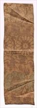 Textile Fragment, 1800s. Japan, 19th century. Silk, metallic thread; average: 43.2 x 13.4 cm (17 x