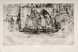 Etchings of Venice: Pozzo San Vio, 1882. Otto H. Bacher (American, 1856-1909). Etching