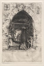 Etchings of Venice: Laundry, 1881. Otto H. Bacher (American, 1856-1909). Etching