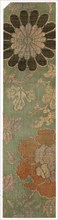 Textile Fragment, 1800s. Japan, 19th century. Silk, metallic thread; average: 25.1 x 6.4 cm (9 7/8