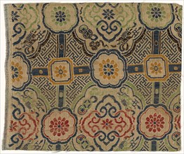 Textile Fragment, 1800s. Japan, 19th century. Silk; average: 19.1 x 15.9 cm (7 1/2 x 6 1/4 in.)