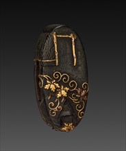 Kashira, 1700-1850. Japan, Tokugawa period. Shakudo; average: 3.5 x 1.8 cm (1 3/8 x 11/16 in.).