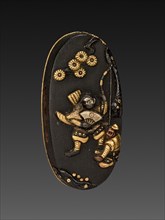 Kashira, 1700-1850. Japan, Tokugawa period. Shakudo; average: 3.7 x 1.8 cm (1 7/16 x 11/16 in.).