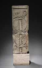 Transenna Post, 700s-800s. Lombardic, Italy, Rome, Migration period, 8th-9th Century. Marble;