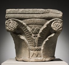 Capital, 700s-800s. Italy, Migration period, 8th-9th Century. Marble; overall: 31.1 x 33.7 x 33.7