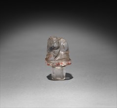 Six-Sided Bottle (stopper), 1644-1912. China, Qing dynasty (1644-1911). Rock crystal; overall: 15