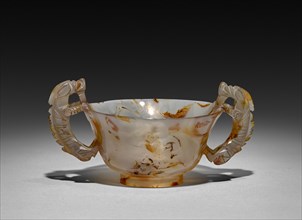 Libation Cup, 1644-1912. China, Qing dynasty (1644-1911). Agate; diameter: 12.4 cm (4 7/8 in.);