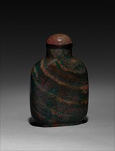 Snuff Bottle, 1644-1912. China, Qing dynasty (1644-1911). Glass; overall: 7.7 cm (3 1/16 in.).