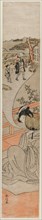 Courtesan Dreaming of her Childhood, c. 1770. Suzuki Harunobu (Japanese, 1724-1770). Color