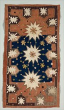 Cushion Cover, 1700s. Dagestan, 18th century. Embroidery, silk; overall: 104.5 x 63.2 cm (41 1/8 x