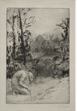 The Prodigal Son (2nd Plate). Alphonse Legros (French, 1837-1911). Etching
