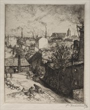 Souvenir de St. Denis, 1913. Auguste Louis Lepère (French, 1849-1918). Etching