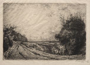 La Route de la Houssoye, 1913. Auguste Louis Lepère (French, 1849-1918). Etching