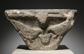 Capital with Birds, 700s-800s. Italy, Migration period, 8th-9th Century. Marble; overall: 27.4 x 32