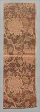 Textile Fragment, 1800s. Japan, 19th century. Silk, metallic thread; average: 67.3 x 21.6 cm (26