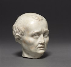 Head of a Man, 1520-1525. Circle of Michel Colombe (French, c. 1430-c. 1513). Marble; overall: 14 x