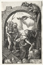Christ in Limbo, 1512. Albrecht Dürer (German, 1471-1528). Engraving