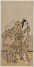 Ichikawa Monnosuke II as Soga no Goro, c. late 1770s. Katsukawa Shunsho (Japanese, 1726-1792).