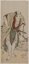 Otani Hiroji III as a Samurai Standing Beside a Stream, c. 1780. Katsukawa Shunko (Japanese,