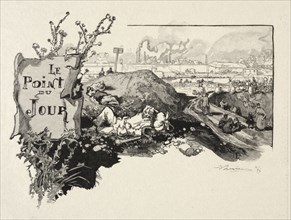 Le Point du Jour. Auguste Louis Lepère (French, 1849-1918). Wood engraving