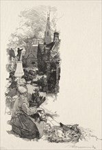 Statue d'un Grand Homme. Auguste Louis Lepère (French, 1849-1918). Wood engraving