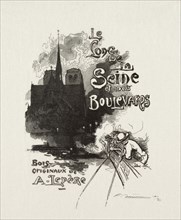 Frontispiece:  Le long de la Seine et des Boulevards. Auguste Louis Lepère (French, 1849-1918).