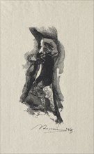 Au defile de Sept-Cavernes. Auguste Louis Lepère (French, 1849-1918). Wood engraving