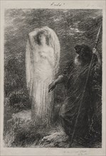 L'Evocation d'Erda, 1885. Henri Fantin-Latour (French, 1836-1904). Lithograph