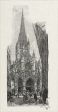 Rouen Illustré:  Eglise Saint Maclon, 1896. Auguste Louis Lepère (French, 1849-1918). Wood