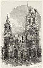 Rouen Illustré:  La Cathedrale de Rouen, 1888. Auguste Louis Lepère (French, 1849-1918). Wood