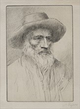 Paysan des Vosges. Alphonse Legros (French, 1837-1911). Etching and drypoint