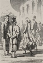 Exposition universelle:  quels sont les plus chinois?. Honoré Daumier (French, 1808-1879). Wood