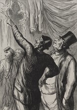 The World's Fair:  A Real Guide. Honoré Daumier (French, 1808-1879). Wood engraving