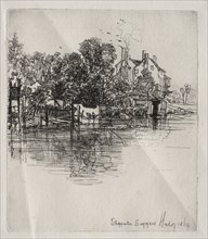 Shepperton, 1864. Francis Seymour Haden (British, 1818-1910). Etching