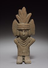 Figurine, 1325-1521. Mexico, Aztec. Pottery; overall: 19.8 cm (7 13/16 in.).