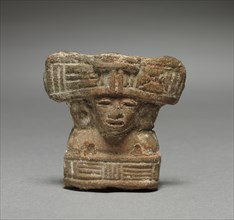 Figurine, 1-750. Mexico, Teotihuacan. Pottery; overall: 5.7 x 8.6 x 1.9 cm (2 1/4 x 3 3/8 x 3/4 in