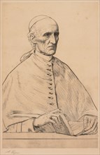 Cardinal Manning. Alphonse Legros (French, 1837-1911). Etching and drypoint