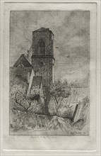 Tower of the Chimes, 1878. Otto H. Bacher (American, 1856-1909). Etching
