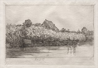 Rest, 1879. Otto H. Bacher (American, 1856-1909). Etching