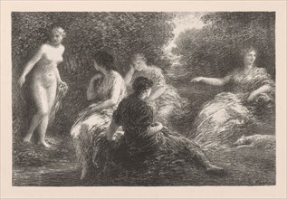 The Bathers, 1896. Henri Fantin-Latour (French, 1836-1904). Lithograph