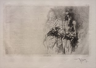 Croquis. Mariano Fortuny y Carbó (Spanish, 1838-1874). Etching
