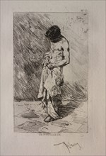 Un Pouilleux. Mariano Fortuny y Carbó (Spanish, 1838-1874). Etching