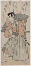 Onoe Matsusuke I as a Samurai Standing Beneath a Cherry Tree, late 1780s. Katsukawa Shunei
