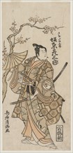 Bando Hikosaburo II as Sanada no Yoichi, early 1760s. Torii Kiyomitsu (Japanese, 1735-1785). Color